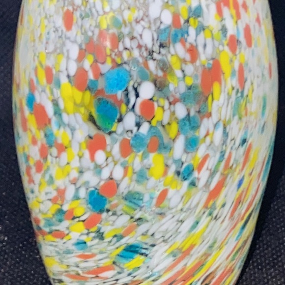 SDS PAPERWEIGHT SEAPOOT GROUPS AMERICAN DESIGN CRYSTAL GLASS MULTI COLORS EGG - Picture 6 of 7